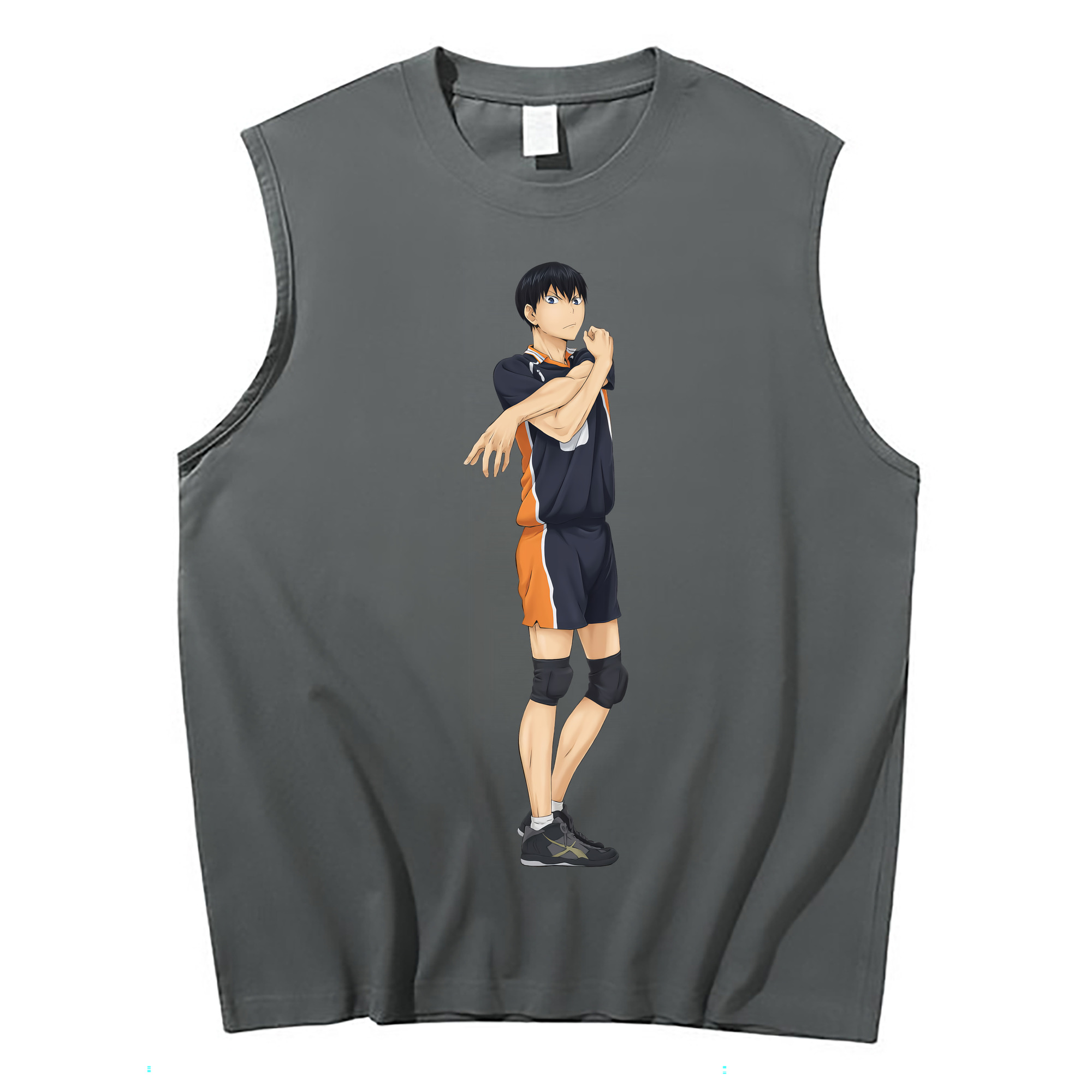 （画像用） ハイキュー!! Haikyu!! コットン100％タンクトップ（フロントプリント）